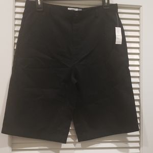Boy black uniform shorts